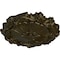 Ekena Millwork Plymouth Ceiling Medallion (Fits Canopies up to 1 5/8"), Hnd-Painted Green Gold, 16 3/4"OD x 1 3/8"P CM16PLGGS - alternate 2